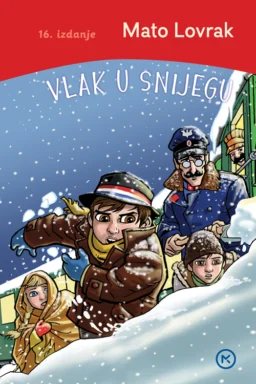 Vlak u snijegu tvrdi uvez