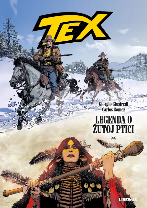 tex willer album, 14. knjiga - legenda o žutoj ptici