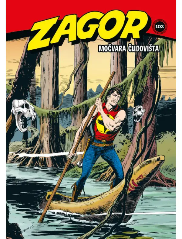 zagor kolor biblioteka, 102. knjiga - močvara čudovišta