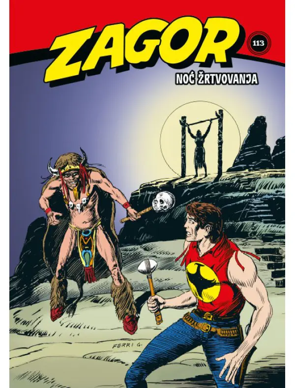 zagor kolor biblioteka, 113. knjiga - noć žrtvovanja