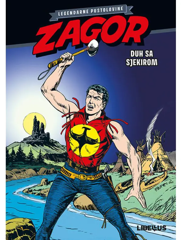 zagor – legendarne pustolovine – cb, 1. knjiga: duh sa sjekirom