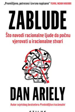 Knjiga Zablude autora Dan Ariely donosi fascinantan uvid u to kako nastaju dezinformacije, teorije zavjere i iracionalna uvjerenja, otkrivajući zašto čak i racionalni ljudi mogu podleći „vrtlogu zabluda“. Ova popularno-znanstvena knjiga kroz stvarne primjere i psihološka istraživanja pomaže čitateljima razviti kritičko razmišljanje, bolje razumjeti društveni utjecaj i snaći se u svijetu prepunom informacijskog kaosa.